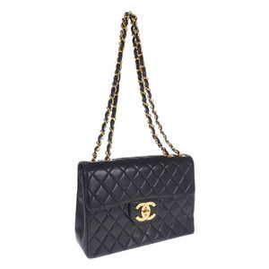 Chanel Matelasse 30 Shoulder Bag Black